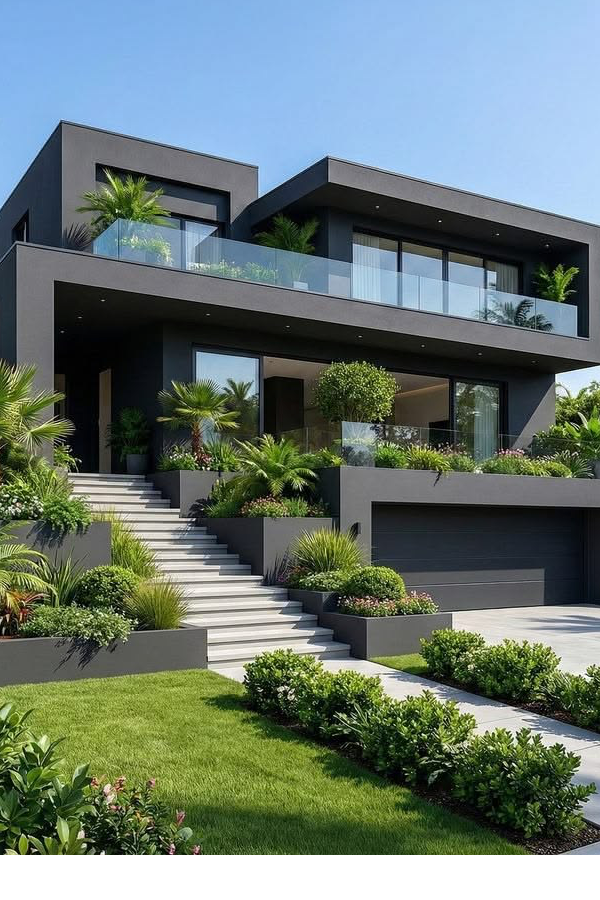 Premium luxury villas project with modern architecture and elegant design