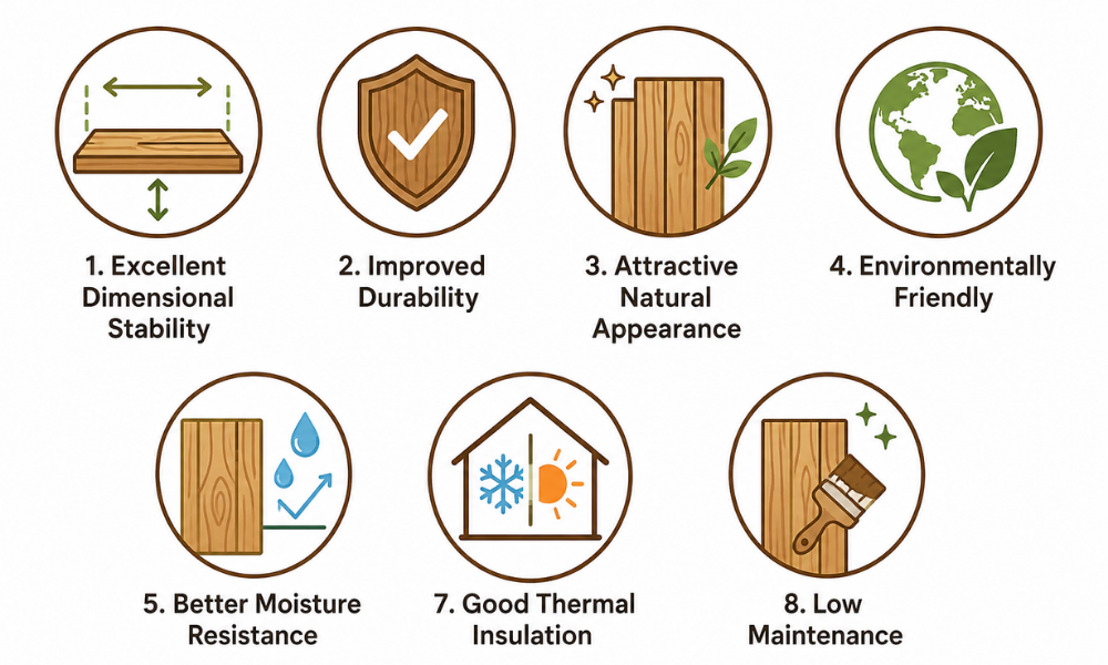 wooden cladding advantages