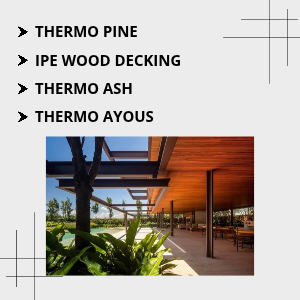 wooden cladding decking