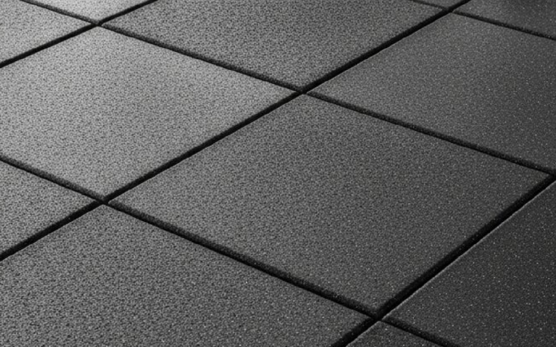 Gym rubber tiles
