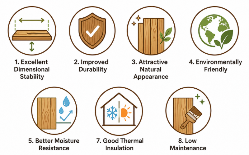 wooden cladding advantages